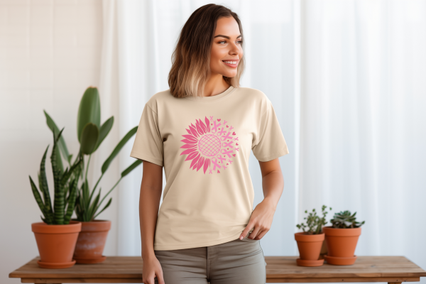 Breast Cancer Sunflower