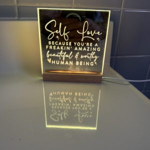 Custom Engraved Lighted Mirror