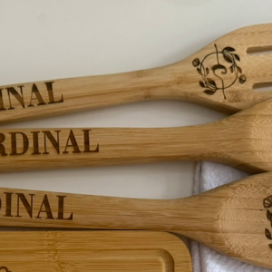 Custom Laser Engraved Wooden Kitchen Utensils