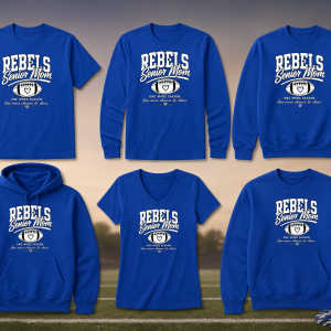 Rebel Senior Football Mom Design 1