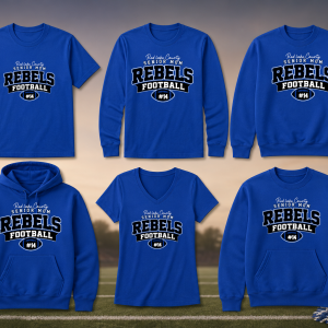Rebel Senior Football Mom Design 2