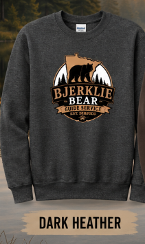 Bjerklie Bear Guide Services Crewneck Sweatshirts - Image 5