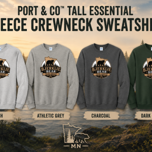 Bjerklie Bear Guide TALL Sweatshirts
