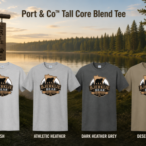 Bjerklie Bear Guide TALL T-Shirts